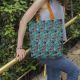 Cotton Twill: mini botanic green