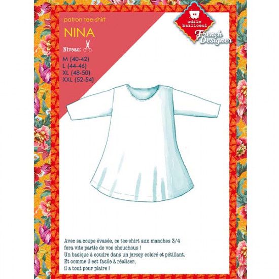 Sewing Pattern: NINA Tee-shirt