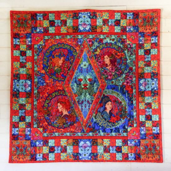 Quilting panel " 4 seasons"