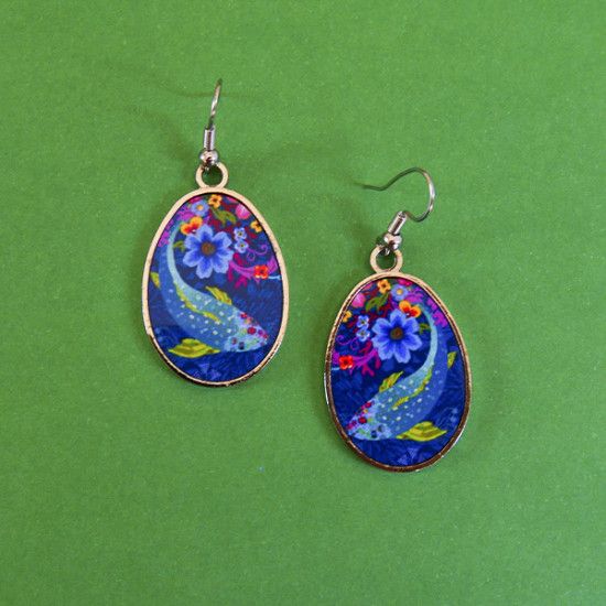 Enchanted pond earrings