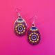 Boucles d'oreilles kaleidoscope