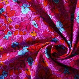 Cotton Voile: tango pink
