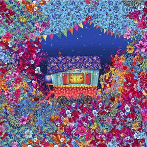 Velvet Panel - A night in a gypsy caravan