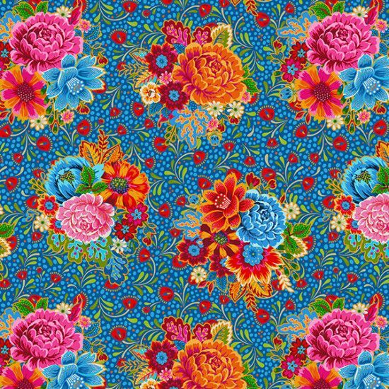 Organic Cotton Balkan Blue
