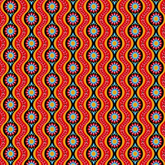 Organic Cotton Bamako blue