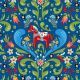 Coton Bio Nils bleu