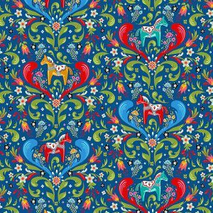 Coton Bio Nils bleu