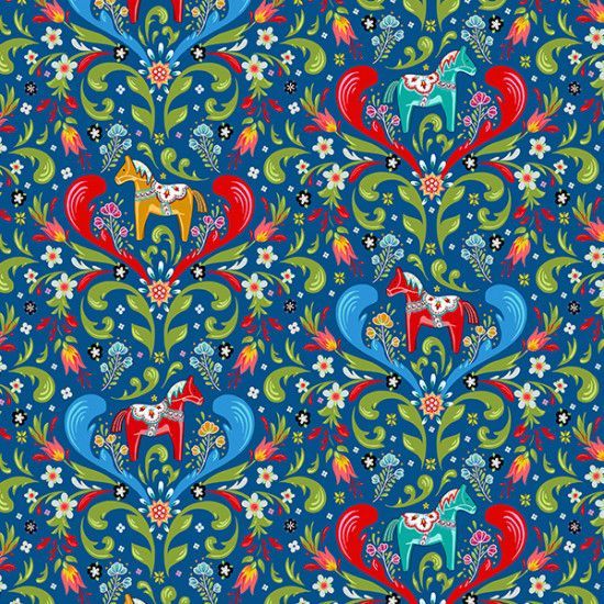 Coton Bio Nils bleu