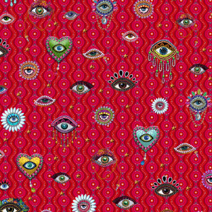 Velours souple Clairvoyance Rouge