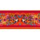 Bordure velours Hirondelle orange