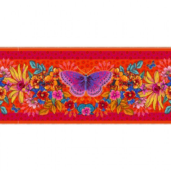 Velvet border Hirondelle orange