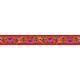 Bordure velours Papillon orange
