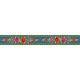 Velvet border Bali blue
