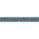Velvet border Papillon blue