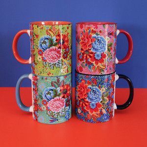 Set of 4 Balkan mugs