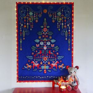 Republic of Flowers Christmas tree blue
