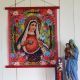 Velvet Panel - Virgin with lillies