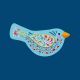 Polska Bird blue