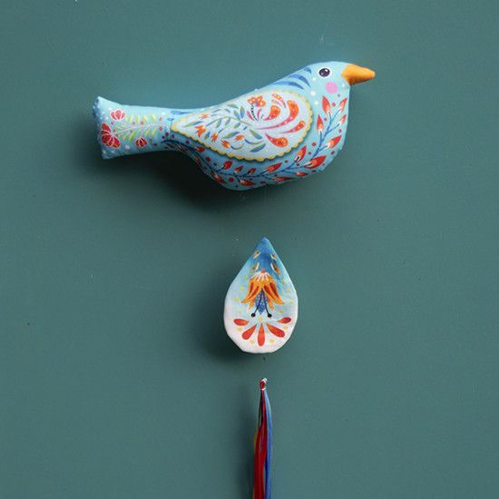 Polska Bird blue