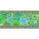 Bordure velours Kaffe Fassett Jardin Vert