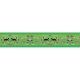 Bordure velours Mia vert 19 cm