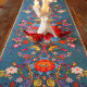 Tyko blue table runner