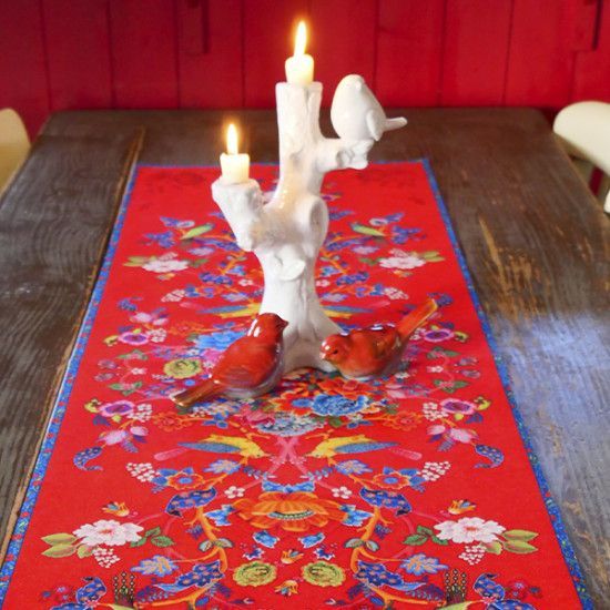 Tyko red table runner