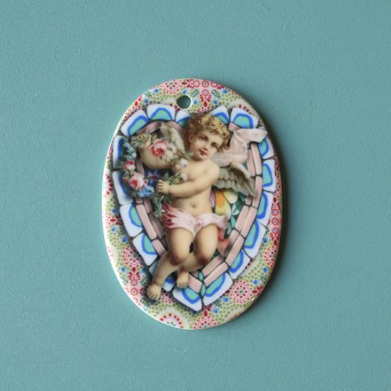 Petit Ex-Voto Céramique Chérubin