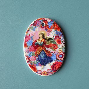 Small Ex Voto ceramic Cherub