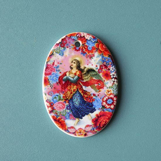 Small Ex Voto ceramic Cherub