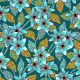 Cotton Caribes blue 