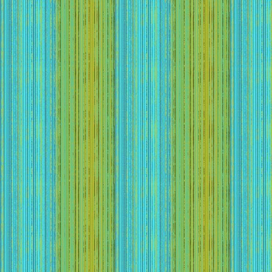 Cotton Banana leaves blue