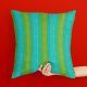 Cotton Banana leaves blue