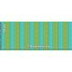 Cotton Banana leaves blue
