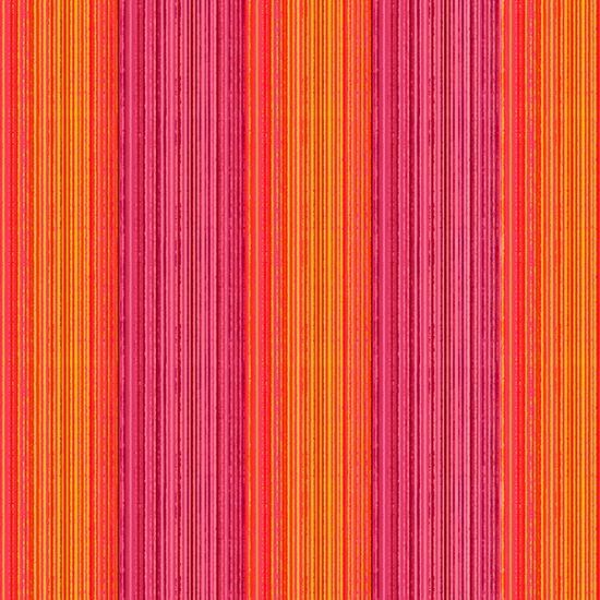 Cotton Banana leaves orange