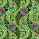 Supple Velvet Green Orchids