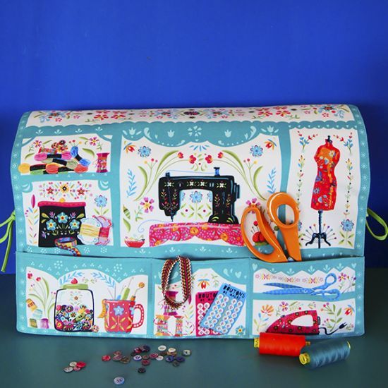 Sewing kit : Sewing machine cover Folk