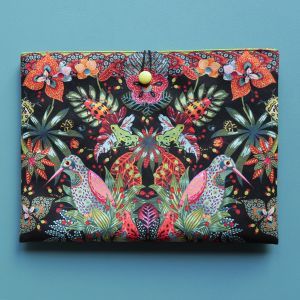 Velvet kit : Tablet case Black Orchids