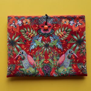 Kit Pochette tablette Orchidées rouge