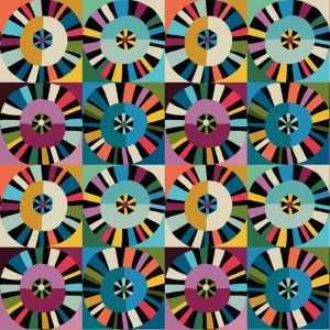 Coton Bio Cannettes multicolore