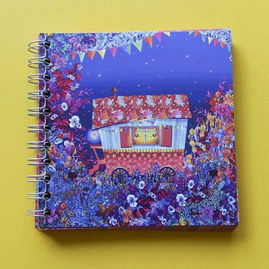 A night in a Gipsy Caravan notebook