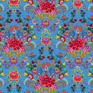Coton Bio Mini Seville bleu