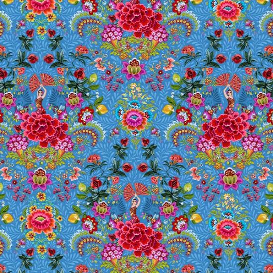 Organic Cotton Mini Seville Blue