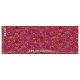 Coton Bio Perruches et Pivoines rouge