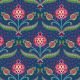 Organic Cotton Ceramics petrol blue