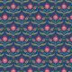 Organic Cotton Ceramics petrol blue