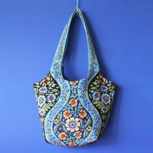 Sewing kit Trapeze bag : Alcazar blue