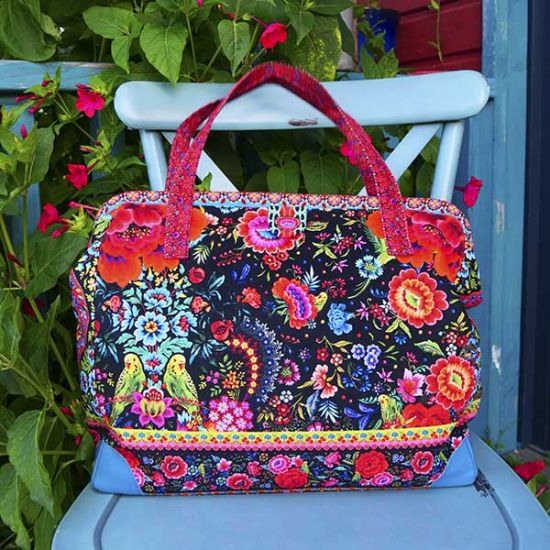 1 Pièce Sac De Papeterie De Décor De Patch De Motif De Fleur, Sac