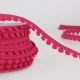 pompom braids 6mm fuschia