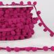 Galon pompons 10mm fuschia